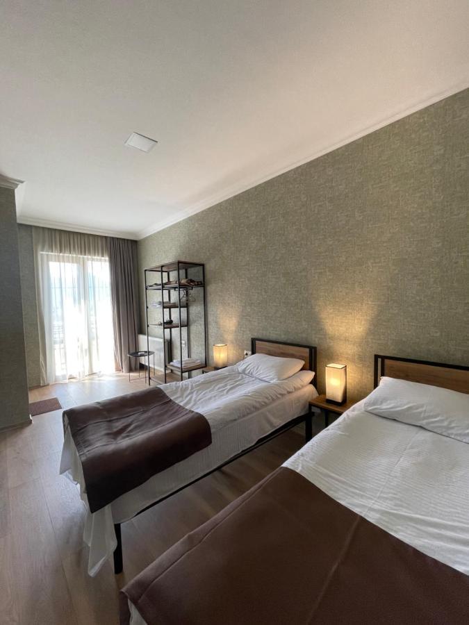 Aldema Hotel Kazbegi Bagian luar foto